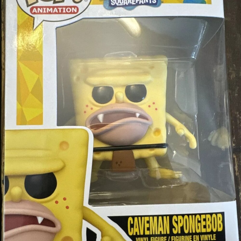NEW/MINT FUNKO POP! SpongeBob SquarePants - Caveman SpongeBob #1669